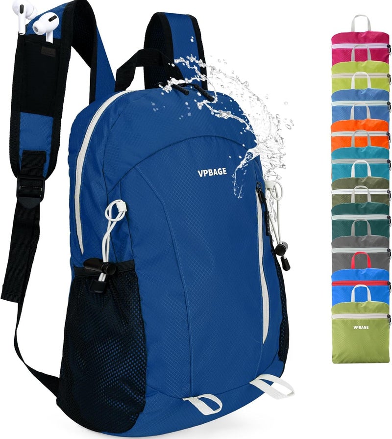 VPBAGE Store 15L Water-resistant Hiking Daypack, Small Backpack Travel Outdoor, Lightweight Day Pack with Tool Loops - Image 1